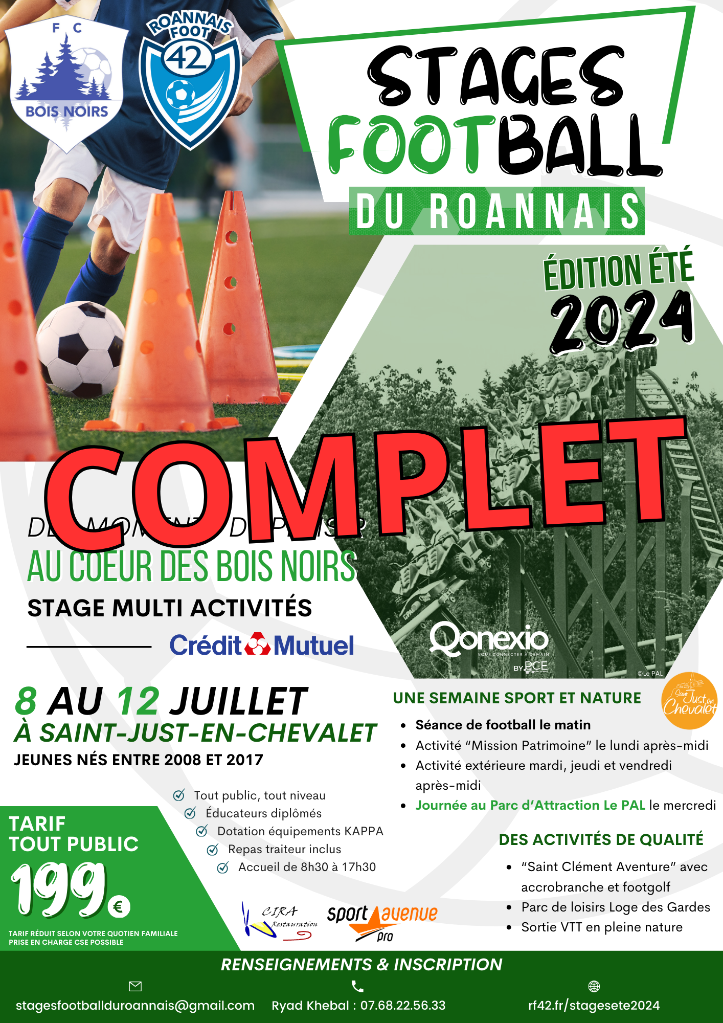 Affiche Stages Football du Roannais A4 (2)
